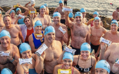 Open Water Swimmers Attack Shark Bars